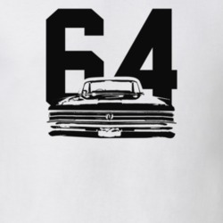 1964 Wildcat Rear View With Year Light Color T Shirt