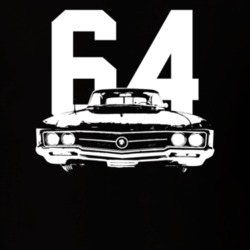 1964 Wildcat Grill View With Year Dark Color T Shirt