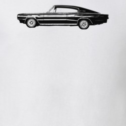 1966 Charger Side View Light Color T Shirt