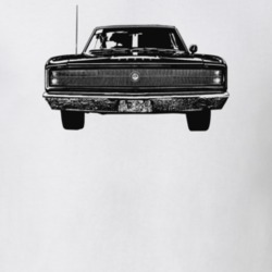 1966 Charger Grill View Light Color T Shirt