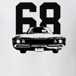 1968 Polara Grill View With Year Light Color T Shirt