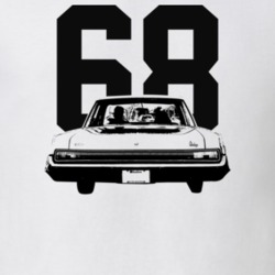 1968 Polara Rear View With Year Light Color T Shirt