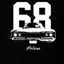1968 Polara Grill View With Year And Model Dark Color T Shirt