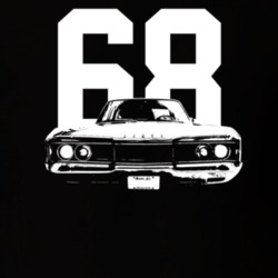 1968 Polara Grill View With Year Dark Color T Shirt