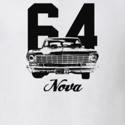 1964 Nova Grill View With Year And Model Light Color T Shirt