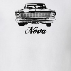 1964 Nova Grill View With Model Light Color T Shirt