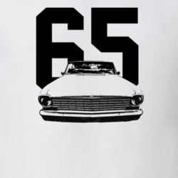 1965 Nova Grill View With Year Light Color T Shirt
