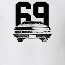 1969 Nova Rear View With Year Light Color T Shirt