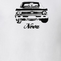 1969 Nova Grill View With Model Light Color T Shirt