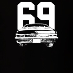 1969 Nova Rear View With Year Dark Color T Shirt