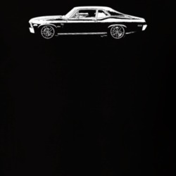 1970 Nova Side View Dark Color T Shirt