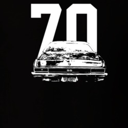 1970 Nova Rear View With Year Dark Color T Shirt