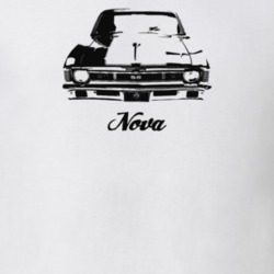 1971 Nova Grill View With Model Light Color T Shirt