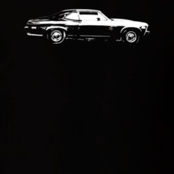 1971 Nova Side View Dark Color T Shirt