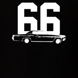 1966 Caprice Side View With Year Dark Color T Shirt