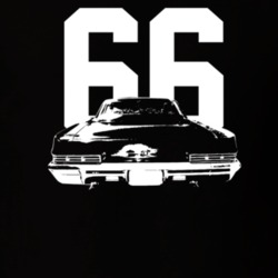 1966 Caprice Rear View With Year Dark Color T Shirt