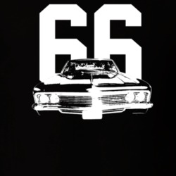 1966 Caprice Grill View With Year Dark Color T Shirt