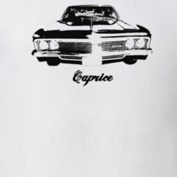 1966 Caprice Grill View With Model Light Color T Shirt