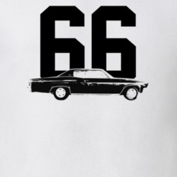 1966 Caprice Side View With Year Light Color T Shirt