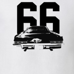 1966 Caprice Rear View With Year Light Color T Shirt