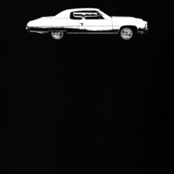 1971 Caprice Side View Dark Color T Shirt