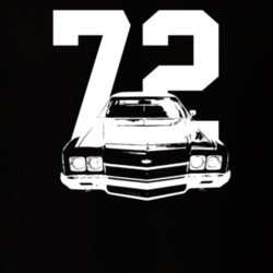 1972 Caprice Grill View With Year Dark Color T Shirt