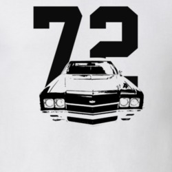1972 Caprice Grill View With Year Light Color T Shirt