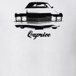 1973 Caprice Grill View With Model Light Color T Shirt