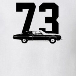 1973 Caprice Side View With Year Light Color T Shirt