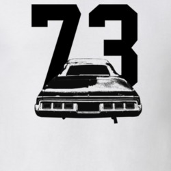 1973 Caprice Rear View With Year Light Color T Shirt