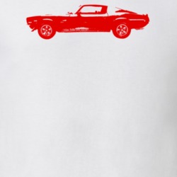1970 Camaro Side View Red Graphic T Shirt