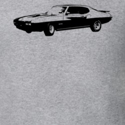 1970 GTO Side View Light Color T Shirt