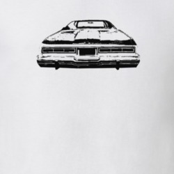 1974 Caprice Rear View Light Color T Shirt