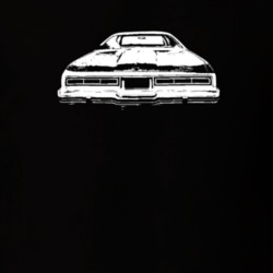 1974 Caprice Rear View Dark Color T Shirt