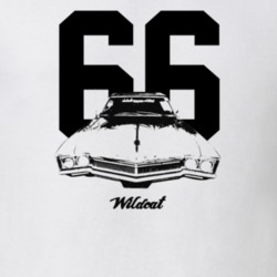 1966 Wildcat Grill View With Year And Model Light Color T Shirt