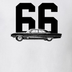 1966 Wildcat Side View With Year Light Color T Shirt