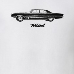 1966 Wildcat Side View With Model Light Color T Shirt