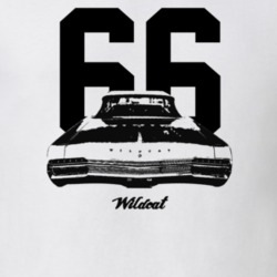 1966 Wildcat Rear View With Year And Model Light Color T Shirt