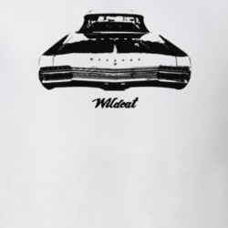 1966 Wildcat Rear View With Model Light Color T Shirt
