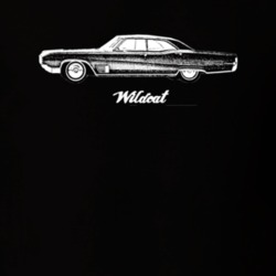 1966 Wildcat Side View With Model Dark Color T Shirt