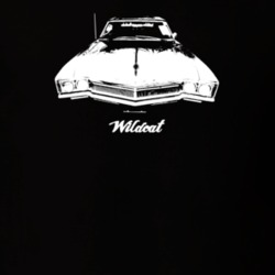 1966 Wildcat Grill View With Model Dark Color T Shirt