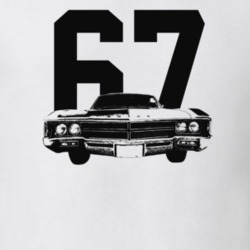 1967 Wildcat Grill View With Year Light Color T Shirt
