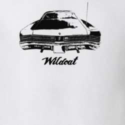1968 Wildcat Rear View With Model Light Color T Shirt