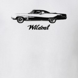 1968 Wildcat Side View With Model Light Color T Shirt