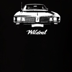 1968 Wildcat Grill View With Model Dark Color T Shirt