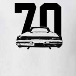 1970 Wildcat Rear View With Year Light Color T Shirt