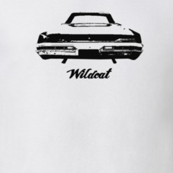 1970 Wildcat Rear View With Model Light Color T Shirt