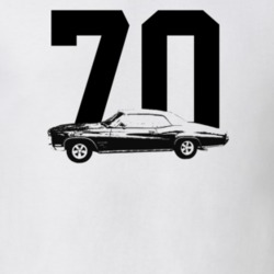 1970 Wildcat Side View With Year Light Color T Shirt