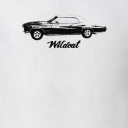 1970 Wildcat Side View With Model Light Color T Shirt