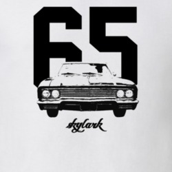 1965 Skylark Grill View With Year And Model Light Color T Shirt